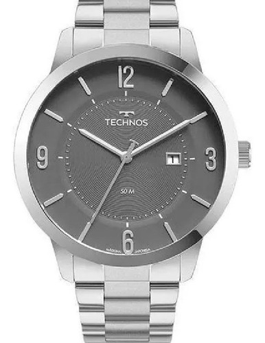 Relógio Technos Masculino Classic Steel 2117lcp/1c Nf