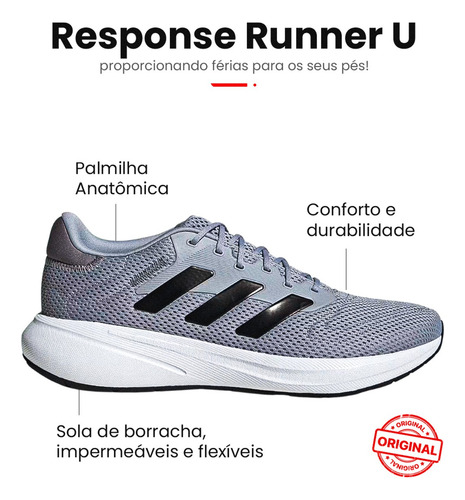 Tênis adidas Response Runner Original Corrida Confortável