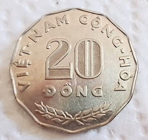 Moneda De 20 Dong 1968