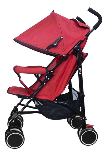 Coche De Paseo Cochecito Bebé Capota Reclinable Plegable