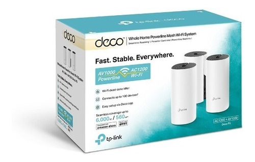 Sistema Mesh Tp Link Deco P9 Dual Band Gigabit Ac1200 Kit X3