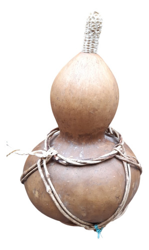 Guaje O Bule Grande Tipo Calabaza Para Agua O Mezcal Verde