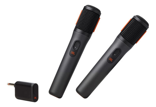 Microfone Jbl Duplo S/ Fio Wireless Jbl Micbr2 Karaokê Party