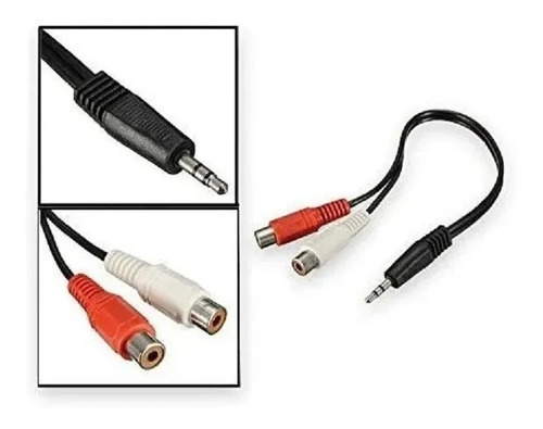 Imagen 3 de 3 de Cable De Audio Macho A 2 Hembras 1.8 Metros Daiku Rca