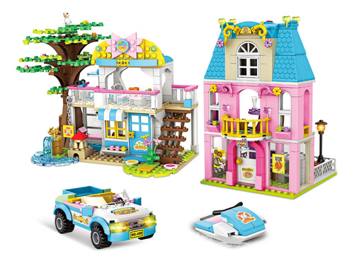 Wishalife Friends Beach House And Pizzeria Building Toy Set.