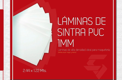 Laminas De Sintra Pvc 1mm 