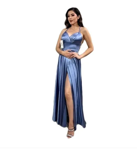 Vestido Dama De Azul Marino MercadoLibre 📦