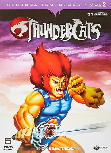 Dvd Thundercats - Temp. 2 Vol. 1 - Inglês/português