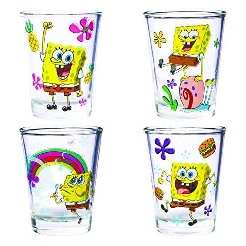 Set De Vasos Mini De Spongebob Squarepants