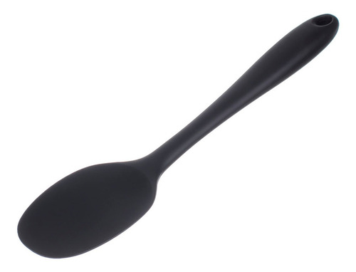 Kit 2 Colher De Silicone Weck Preta 28cm Reta