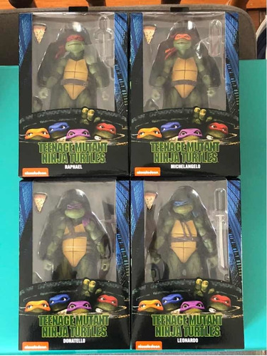 Tmnt Neca Tortugas Ninja Originales 4 Tortugas De La Películ