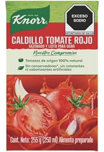 Caldillo De Tomate Knorr Rojo 250 Ml