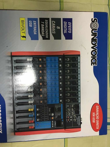 Mesa De Som - Soundvoice Ms802 - Eux