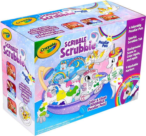 Crayola Scribble Scrubbie Pecs Pets, Pet Care Toy, Incluye M