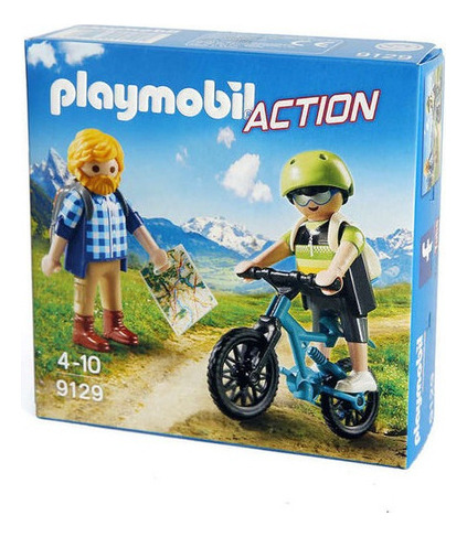 Playmobil Action 9129 - Ciclista Y Excursionista