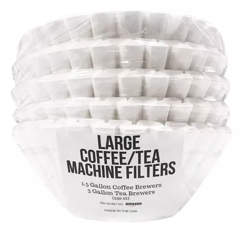 Extra Large Coffee Filters - 1.5 - 3 Gallon (13 x 5) Coffee