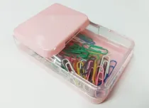 Comprar Porta Clips Magnético Con 50 Clips De Colores