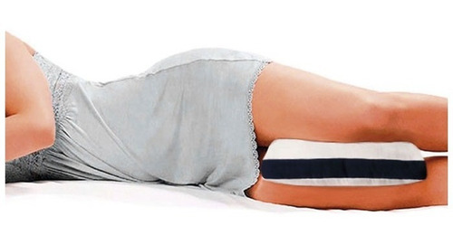 Almohada Multiusos Viaje Piernas Anti Estress Lumbar 40x30 Color Blanco