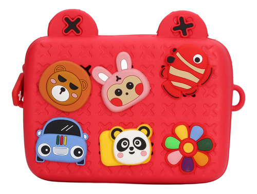 Bolsa De Ombro Para Câmera De Desenho Animado, Protetora Inf