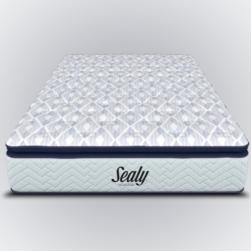 Colchon Montego Matrimonial Sealy Firmeza Milimétrica + Box