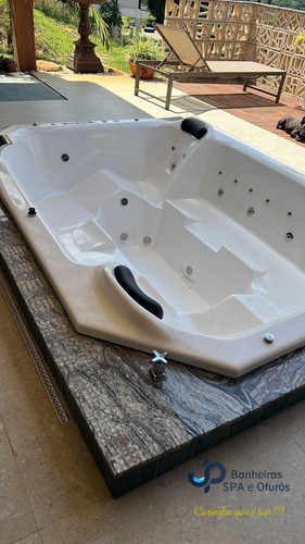 Spa Vancouver 2,90x2,20x1,00 Com Aquecedor E Cromo 2 Pontos
