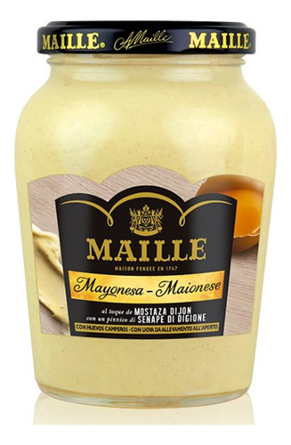 Mayonesa Fine Con Mostaza De Dijon Maille 320 Gr