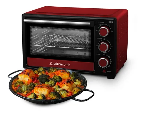 Horno Eléctrico 17 Lts 1250 W Selector Temperatura Ultracomb