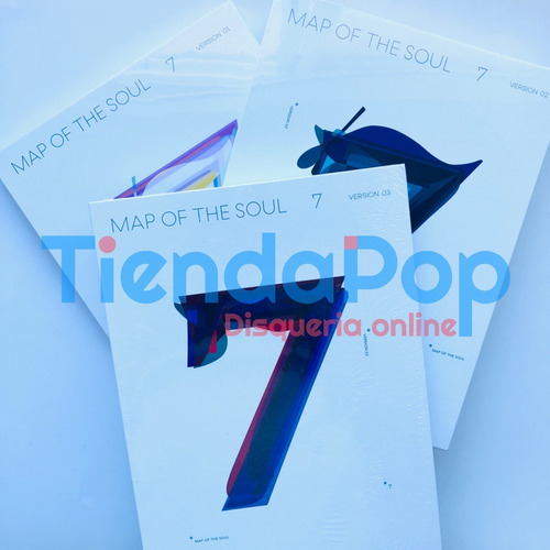 Bts Map Of The Soul 7 Versión 1 2 3 4 + Poster Exclusivo New