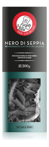 Penne Rigate Con Tinta De Calamar 200 G. San Giorgio