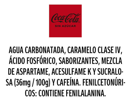 Refresco Coca-cola Sin Azúcar 600ml 12pack