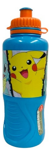 Botella De Agua Infantil Pokemon 430ml Ergo Ar1 1061 Ellobo Color Celeste