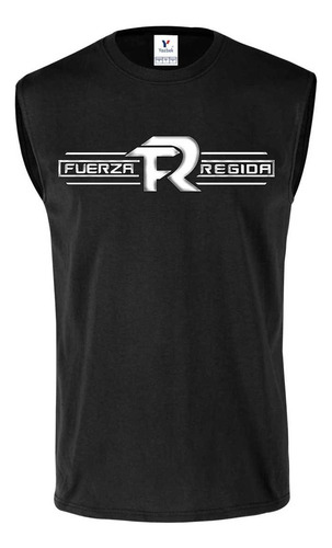 Playera Sin Manga Fuerza Regida Logo 1