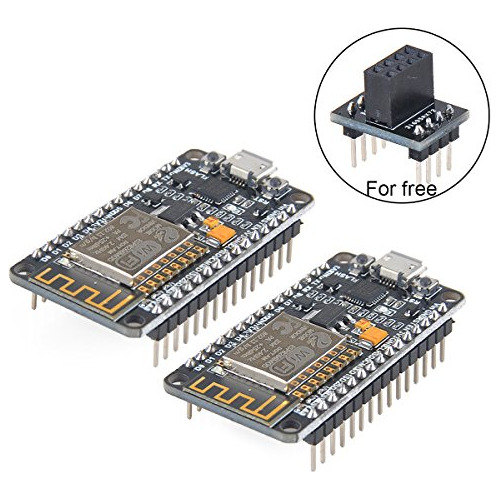 Makerfocus 2pcs Modulo Esp 12e Nodemcu Lua Internet Wifi Zg