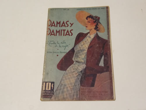 Revista Damas Y Damitas N° 28 De 1940