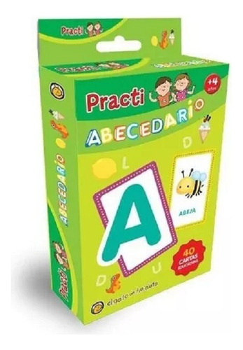 Practi Abecedario - Mazo Con 40 Cartas Educativas Infantiles