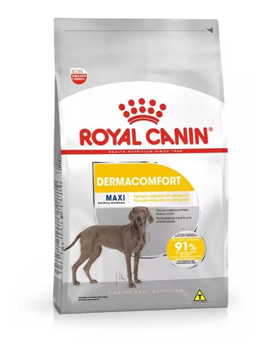 Ração Para Cães Maxi Dermacorfort 10,1kg Royal Canin