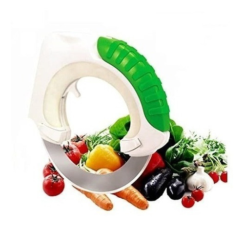 Cuchillo Rebanador Circular Corta Alimento Acero Inoxidable