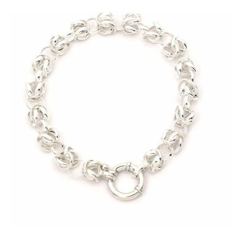 Pulsera Punto Peruano Plata 925 Largo 20cm Garantía 