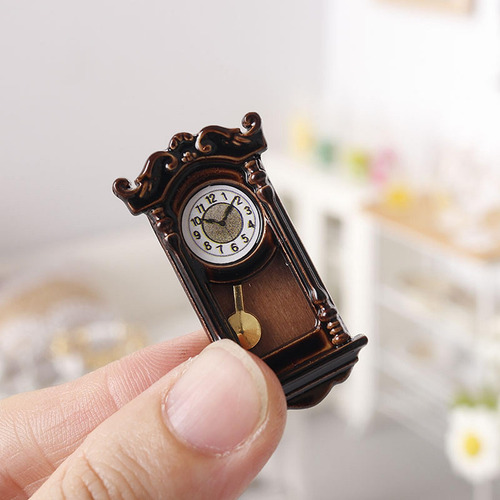 1:12 Modelo De Casa De Muñecas Relojes Campanas Planas