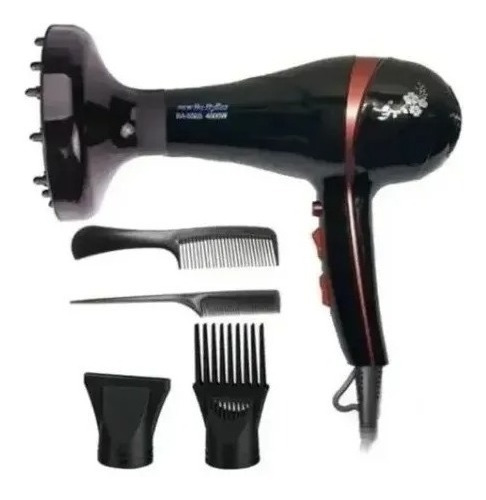 Secador De Pelo Profesional Newbabylls Ba-5505 5 En 1 4000w