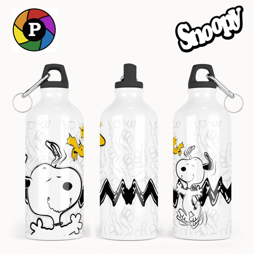 Botella Deportiva Snoopy Charlie Brown - Varios Modelos