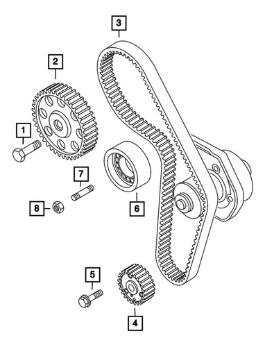 Tensor Distribución Fiat 500l 1.4 2014 2015 2016 2017 2018