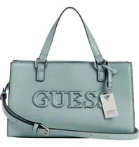 Comprar Bolsa Guess Factory Le956106-pdn Acabado de los herrajes Níquel Color Azul claro Correa de hombro Azul claro Diseño de la tela Lisa