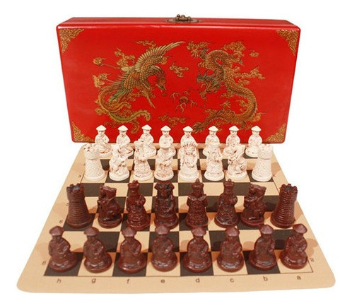 Juegos De Tablero De Ajedrez Antiguos De Madera Qin Bing S 