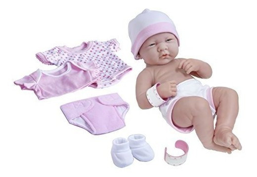 El Juego De Regalo De 8 Piezas De Baby Doll De Layette Para