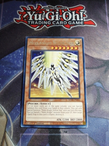 Mekk Knight Yellow Star Rare Yu-gi-oh! Original Konami