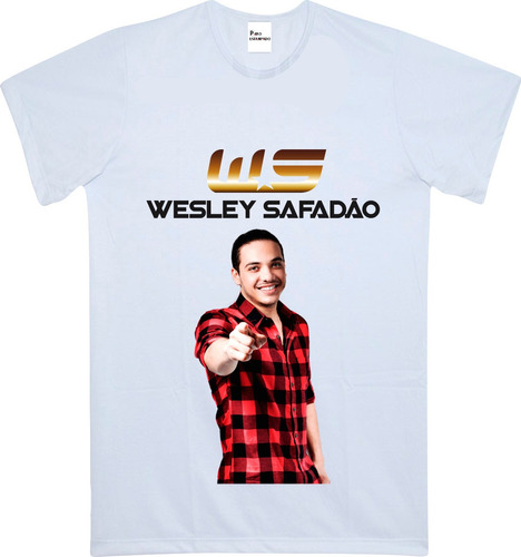 Camiseta, Baby Look, Regata Ou Almofada Wesley Safadão