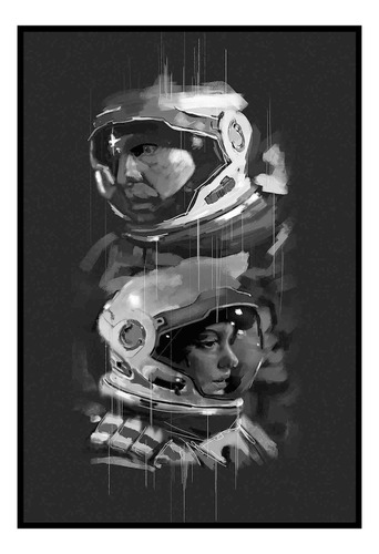 Cuadro Poster Premium 33x48cm Interstellar Cooper Y Brand