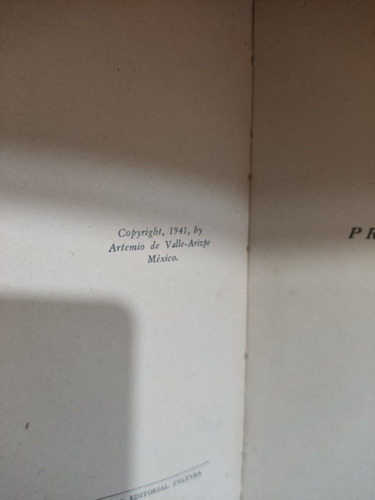 El Canillitas, Artemio De Valle-arispe. Editorial:polis 1941 (Usado)
