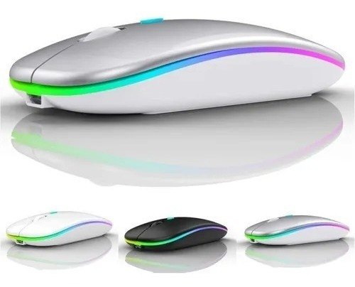 Mouse Inalámbrico 2.4g Silencioso Recargable Receptor